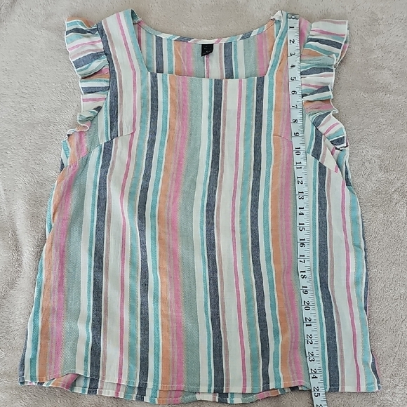 Emery Rose triped Multicolor Women's Blouse Size XL - Picture 7 of 7